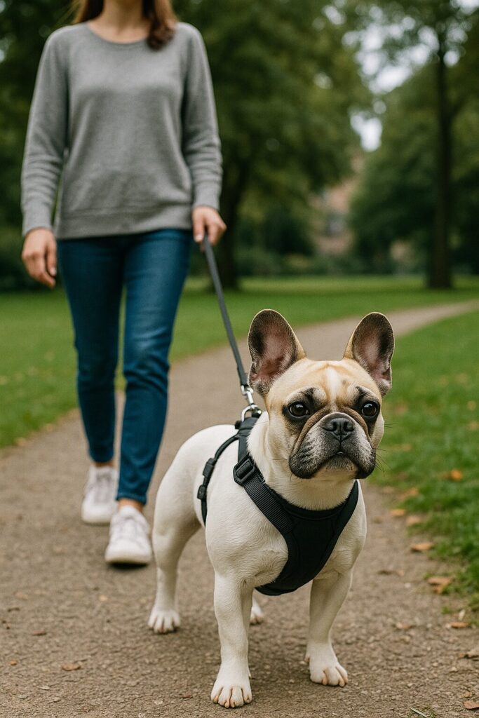 フレンチ・ブルドッグは首輪とハーネスどちらがよいですか？